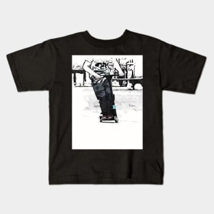 Scooting for Fun - Scooter Boy Kids T-Shirt